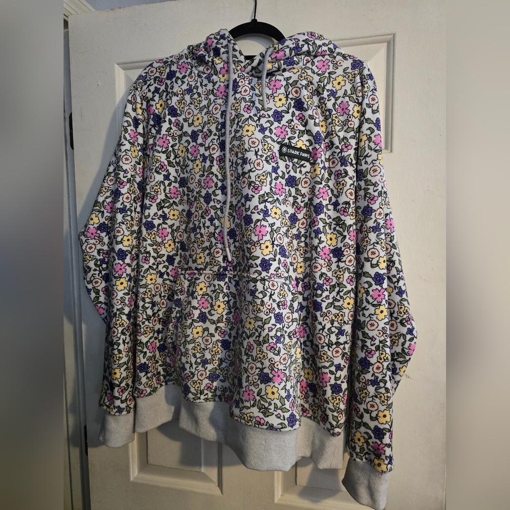 Sparkpaws Matching Floral Hoodies